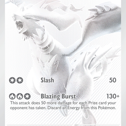 Reshiram ex Black White Rare (173/86) White Flare