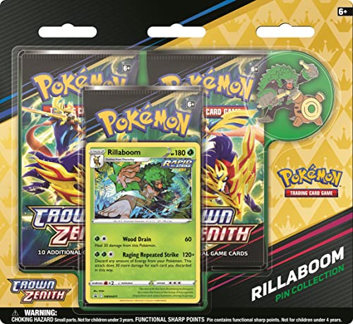 Pokemon TCG: Sword & Shield 12.5 Crown Zenith Pin Collection (12 UNITS)