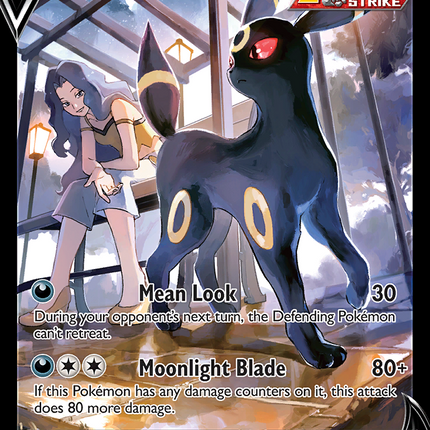 Umbreon V Rare Holo V (TG22/TG30) Brilliant Stars Trainer Gallery