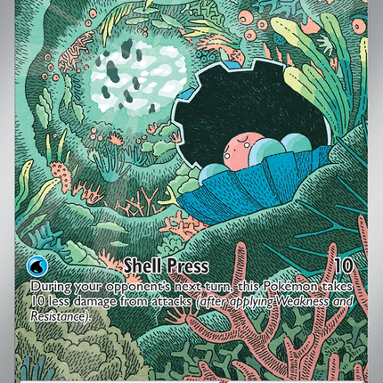 Clamperl Illustration Rare (195/182) Destined Rivals