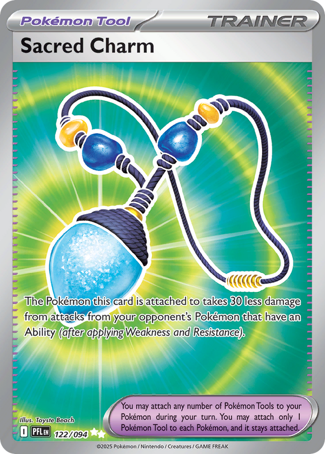 Sacred Charm Ultra Rare (122/094) Phantasmal Flames