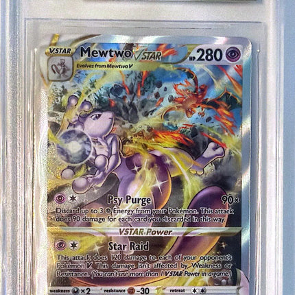 Mewtwo VSTAR Rare Holo VSTAR (GG44/GG70) Crown Zenith Galarian Gallery BGS9.5
