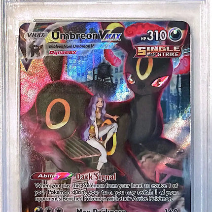 Umbreon VMAX Rare Holo VMAX (TG23/TG30) Brilliant Stars Trainer Gallery PSA10