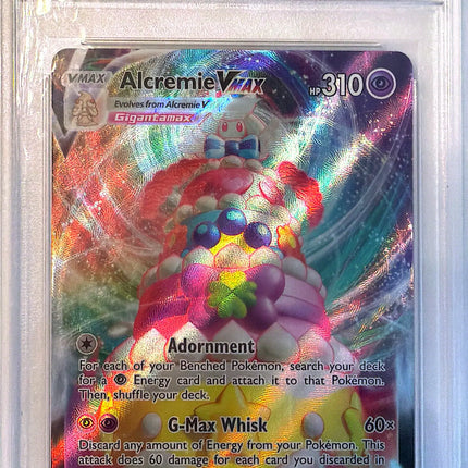 Alcremie VMAX Rare Holo VMAX (023/073) Champion's Path PSA10