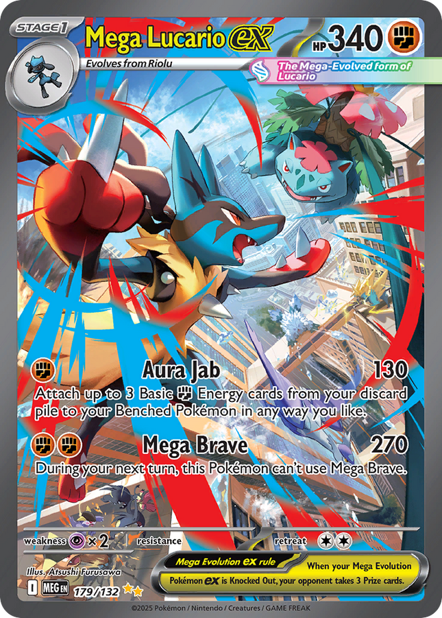 Mega Lucario ex Special Illustration Rare (179/132) Mega Evolution