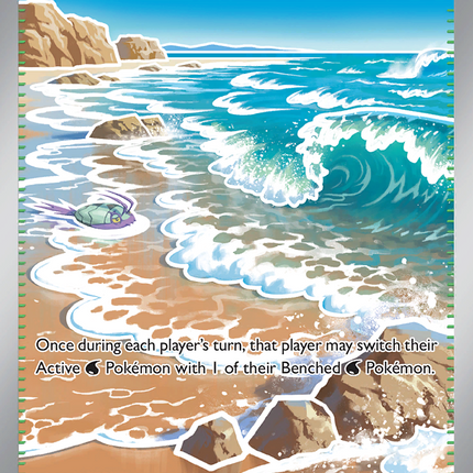 Surfing Beach Ultra Rare (114/086) Chaos Rising