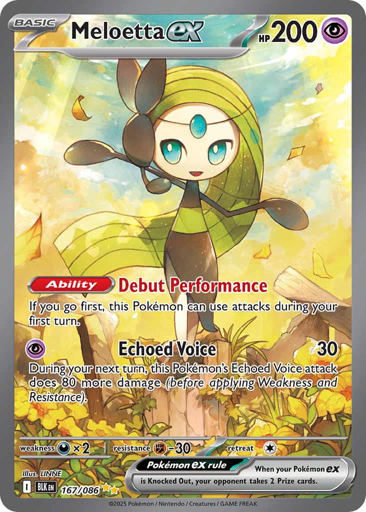 Meloetta ex Special Illustration Rare (167/086) | BesCards – Bescards Meloetta ex Special Illustration Rare (167/086) | BesCards – Bescards