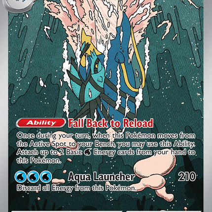 Clawitzer Illustration Rare (141/132) Mega Evolution
