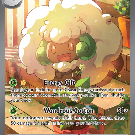 Whimsicott ex Special Illustration Rare (165/086) White Flare