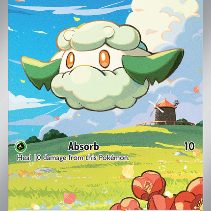 Cottonee Illustration Rare (090/086) White Flare
