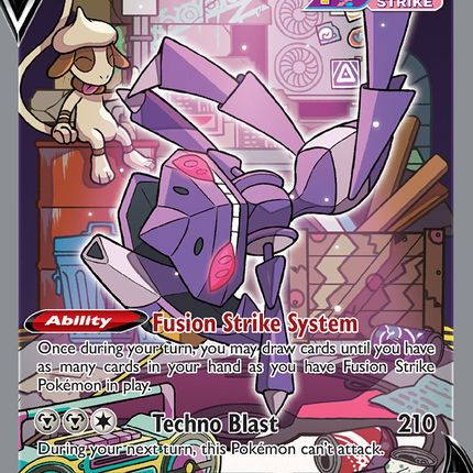 Genesect V Rare Ultra (255/264) Fusion Strike