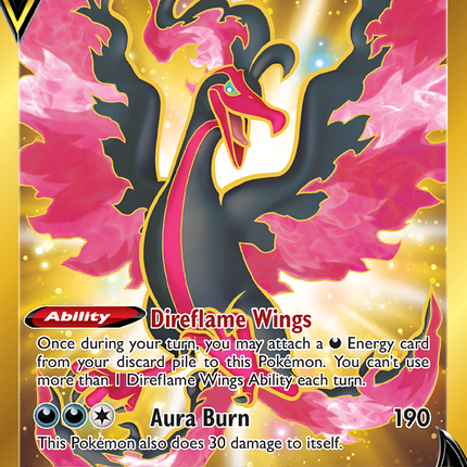 Galarian Moltres V Rare Secret (183/172) Brilliant Stars
