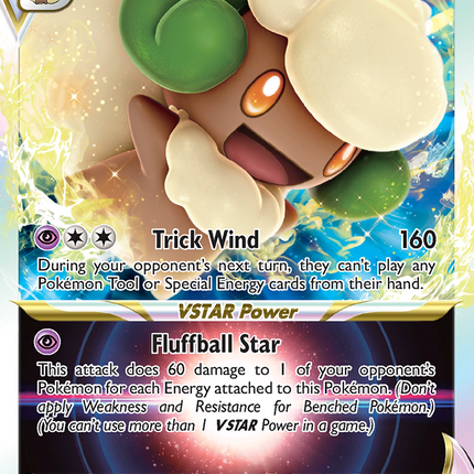 Whimsicott VSTAR Rare Holo VSTAR (065/172) Brilliant Stars