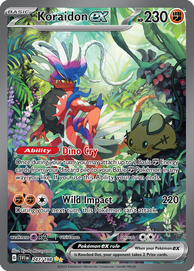 Koraidon ex Special Illustration Rare (247/198) Scarlet & Violet