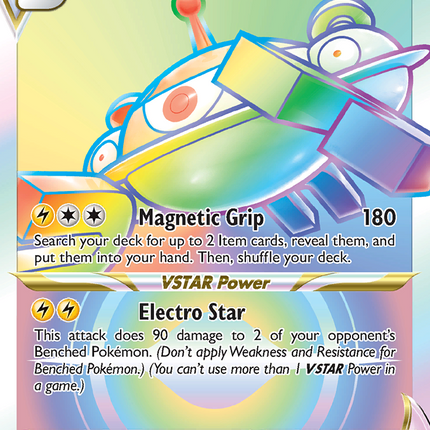Magnezone VSTAR Rare Rainbow (198/196) Lost Origin