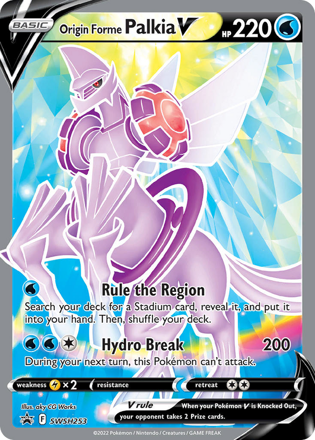 Origin Forme Palkia V Promo (SWSH253) SWSH Black Star Promos