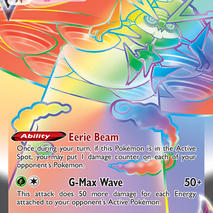 Orbeetle VMAX Rare Rainbow (186/185) Vivid Voltage