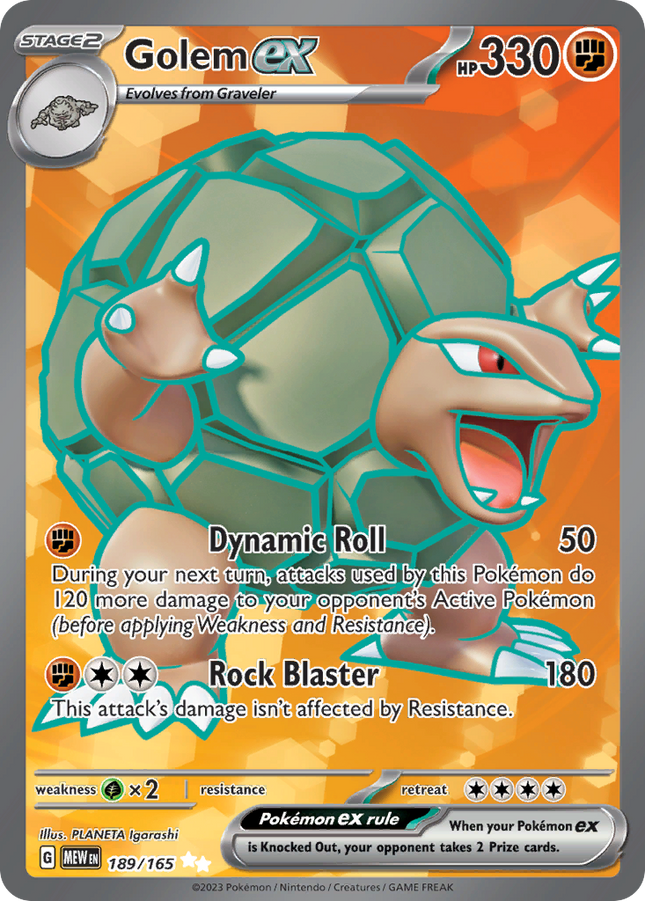 Golem ex Ultra Rare (189/165) 151