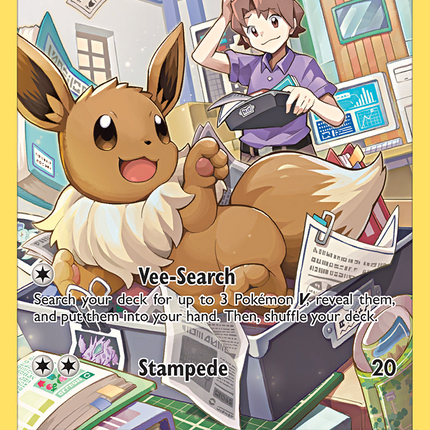 Eevee Trainer Gallery Rare Holo (TG11/TG30) Brilliant Stars Trainer Gallery