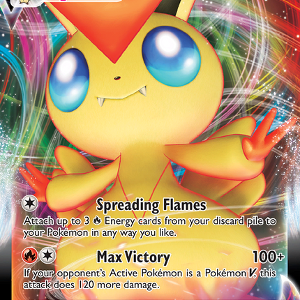 Victini VMAX Rare Holo VMAX (022/163) Battle Styles