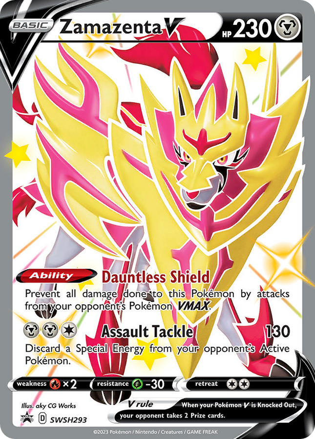 Zamazenta V Promo (SWSH293) SWSH Black Star Promos