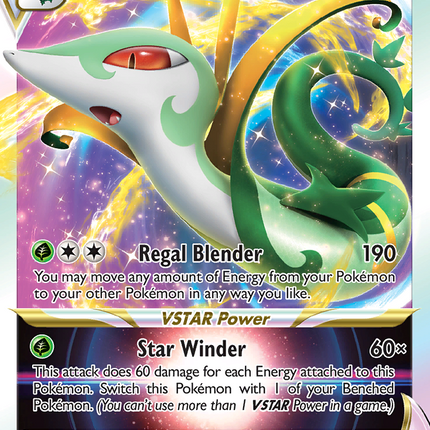 Serperior VSTAR Rare Holo VSTAR (008/195) Silver Tempest