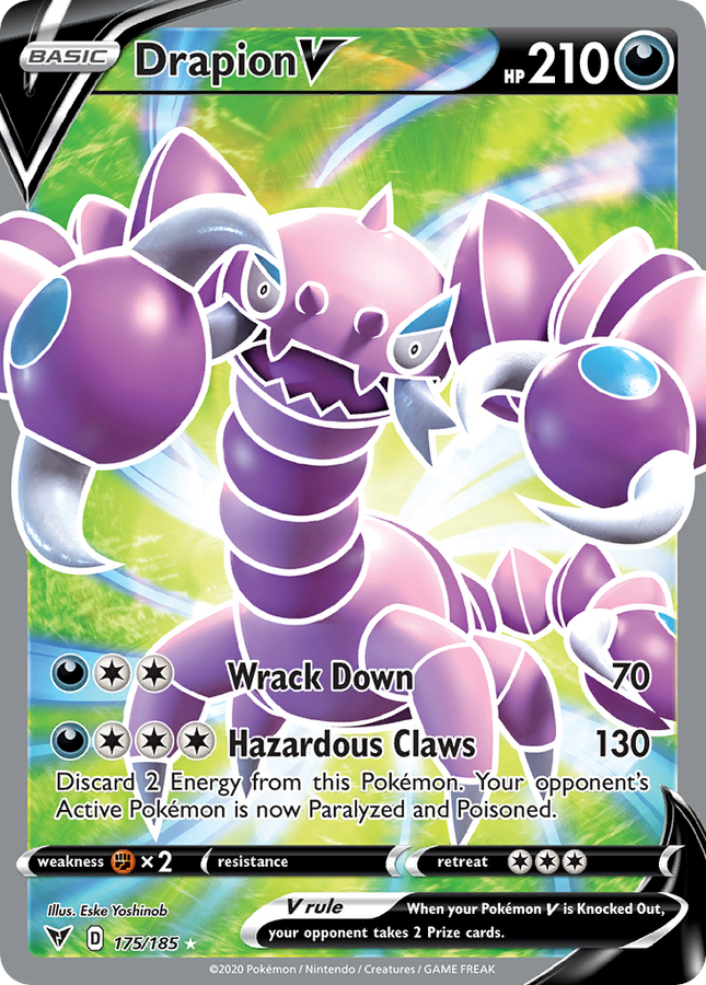 Drapion V Rare Ultra (175/185) Vivid Voltage