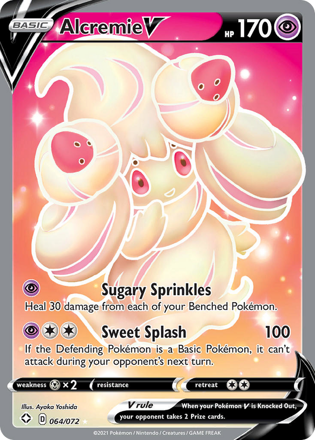 Alcremie V Rare Ultra (064/072) Shining Fates