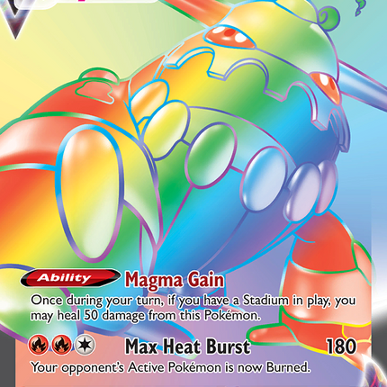 Heatran VMAX Rare Rainbow (191/189) Astral Radiance