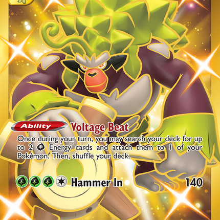 Rillaboom Rare Secret (197/189) Darkness Ablaze