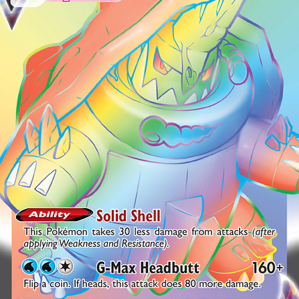 Drednaw VMAX Rare Rainbow (075/073) Champion's Path