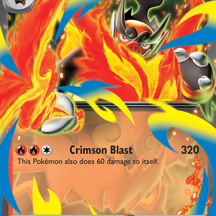 Mega Emboar ex Promo (035) Mega Evolution Black Star Promos