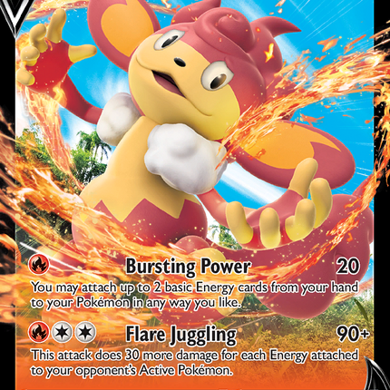 Simisear V Rare Holo V (027/172) Brilliant Stars