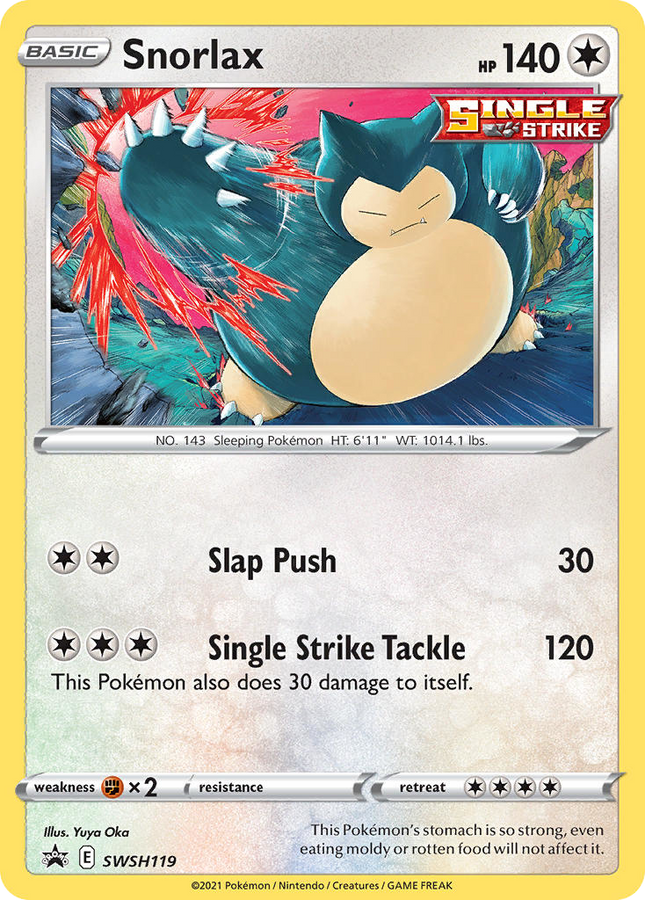 Snorlax Promo (SWSH119) SWSH Black Star Promos