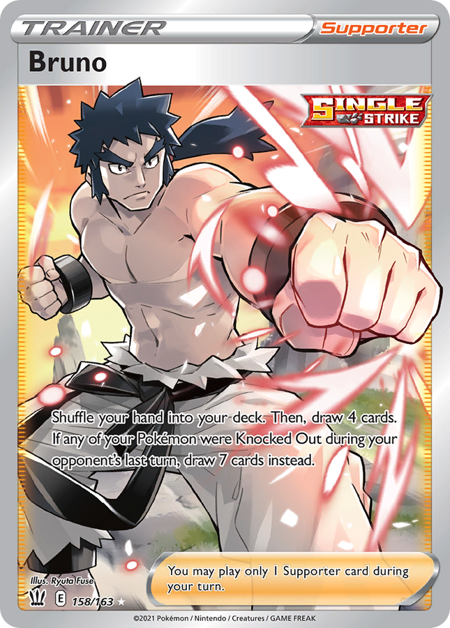 Bruno Rare Ultra (158/163) Battle Styles
