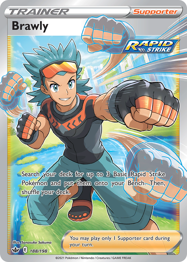 Brawly Rare Ultra (188/198) Chilling Reign