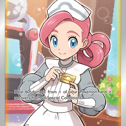 Pokémon Center Lady Rare Ultra (185/185) Vivid Voltage