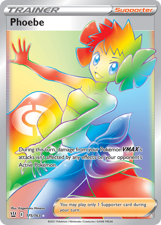 Phoebe Rare Rainbow (175/163) Battle Styles