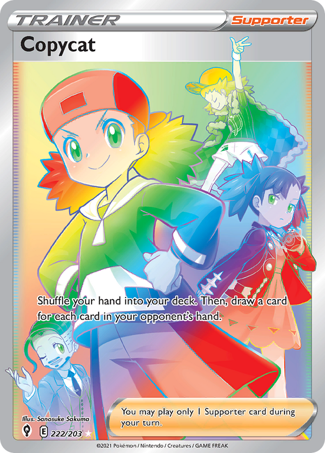 Copycat Rare Rainbow (222/203) Evolving Skies