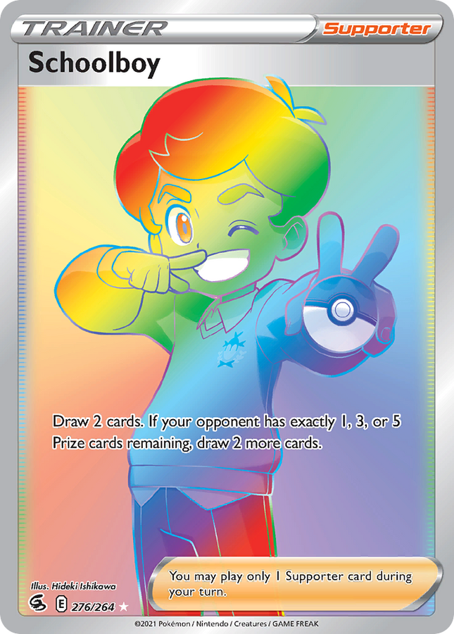 Schoolboy Rare Rainbow (276/264) Fusion Strike