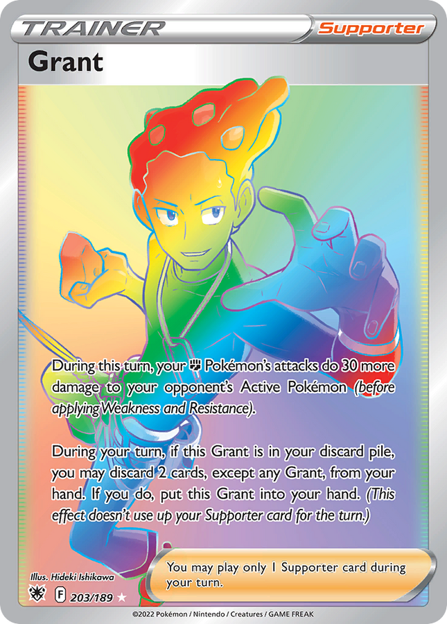 Grant Rare Rainbow (203/189) Astral Radiance