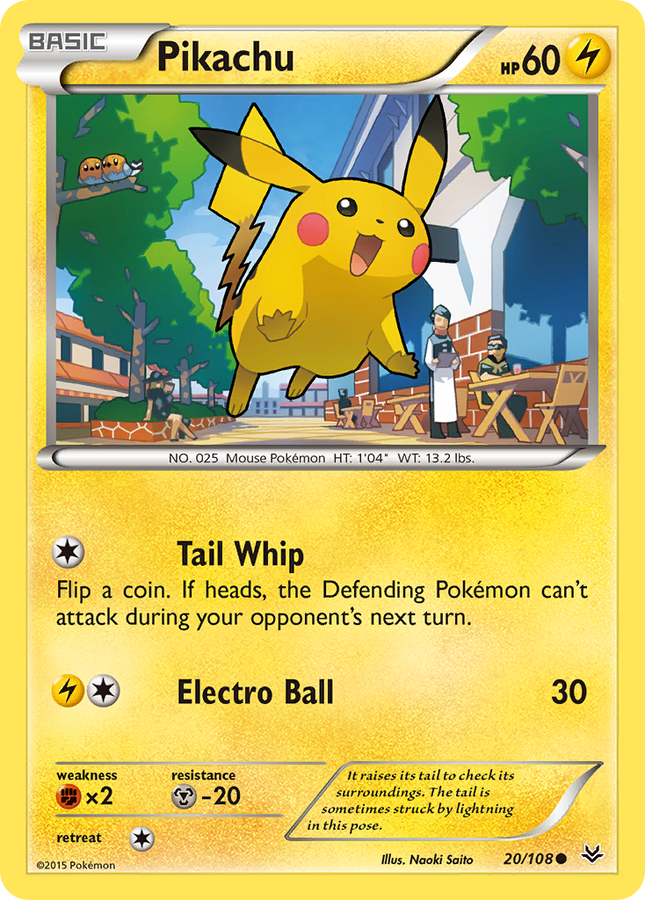 Pikachu Common (20/108) Roaring Skies