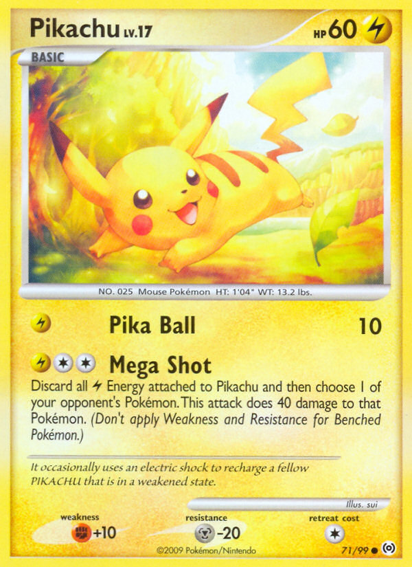 Pikachu Common (71/99) Arceus