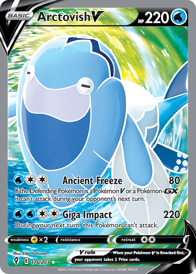 Arctovish V Rare Ultra (176/203) Evolving Skies