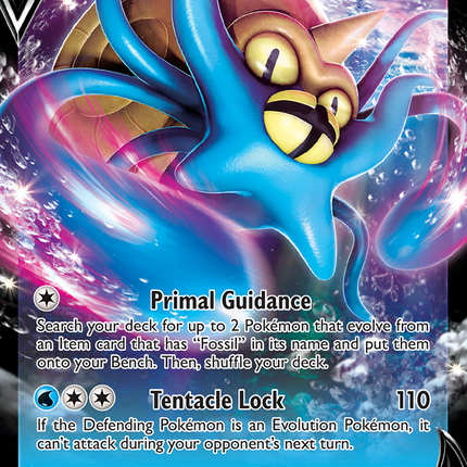 Omastar V Rare Holo V (035/195) Silver Tempest