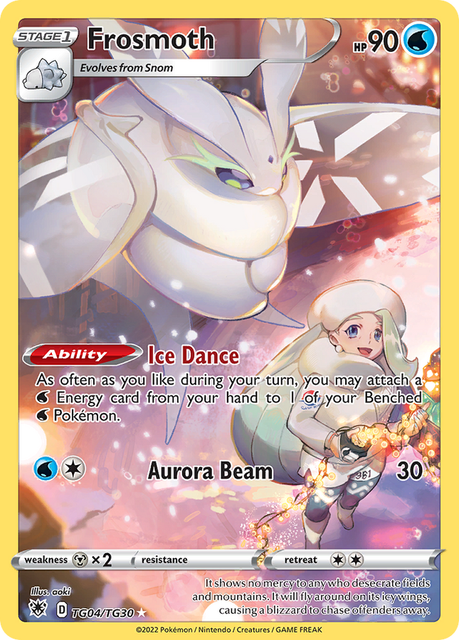 Frosmoth Trainer Gallery Rare Holo (TG04/TG30) Astral Radiance Trainer Gallery