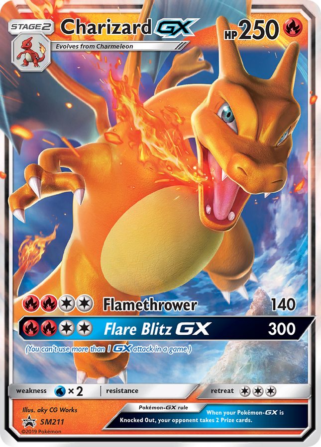 Charizard-GX Promo (SM211) SM Black Star Promos