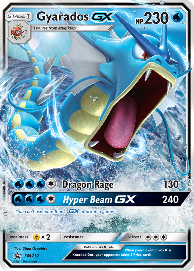 Gyarados-GX Promo (SM212) SM Black Star Promos