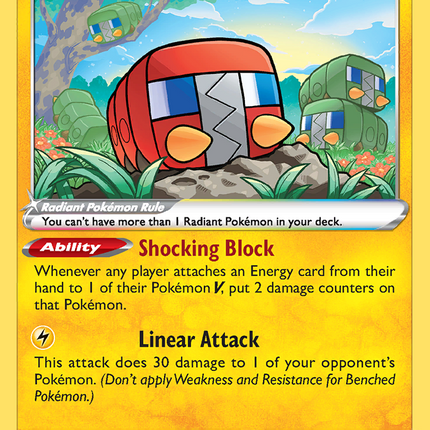 Radiant Charjabug Radiant Rare (051/159) Crown Zenith