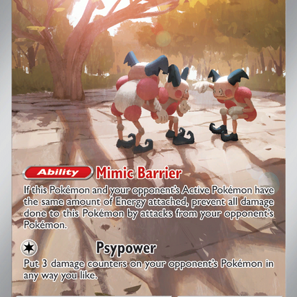Mr. Mime Illustration Rare (179/165) 151